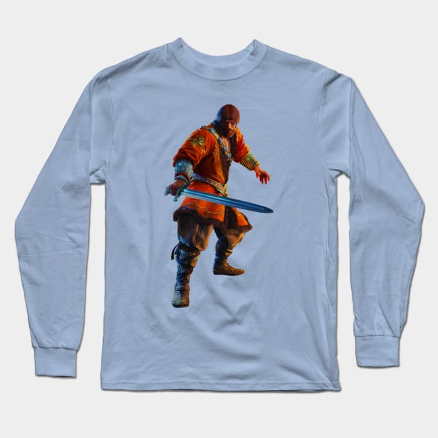 wild hunt render Long Sleeve T-Shirt by socialm745